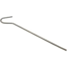 10 Of Drive In Metal Tent Camping Pegs Weatherproof Zinc Plated