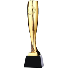 HLUONGTN Vergoldete Trophäen Kristall-Harz-Trophäen Kundenspezifische Trophäen Turnierauszeichnung Trophäen Meisterschaftsliga Trophäen/D/8X29Cm