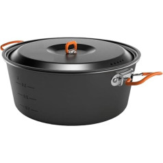Camping Geschirr Outdoor-Kochtopf, Mehrpersonen-Camping, Camping, Picknick, Picknick, Hot Pot, Shabu-Shabu-Kochtopf Camping Kochgeschirr