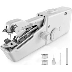 Retoo Mini šujmašīna portatīvā rokas šujmašīna ar akumulatoru