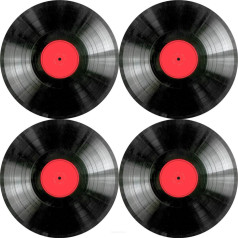 4D apaļo galda paklājiņu komplekts - VINYL
