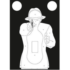 Rabarbar Target siluets ts-9 francūzis - komplekts 50 gab.