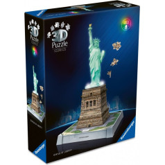 Puzzle 3d Brīvības statuja
