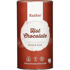 Xucker Drinking Chocolate with Xylitol from France - 800 g Pack - Hot Chocolate without Sugar - Calorie and Carbohydrate-Aware Diet - Vegan and Gluten-Free