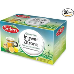 Selen Green Tea Ginger Lemon 20 Tea Bags