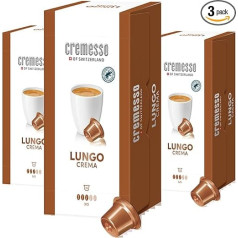 Cremesso of Switzerland Model: Lungo Crema Contents: 3 x 16 Capsules