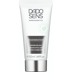 DADO SENS Regeneration E Cream Exfoliating 50 ml – Replenishing & Nourishing for Regenerative Skin – with Jojoba Wax Beads