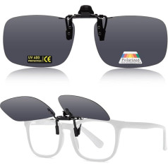 Epavouos Clip-On Polarised Sunglasses, UV400 Protection, Ideal for All Outdoor Activities