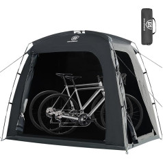EVER ADVANCED Bicycle Tent for 2-3 Bicycles, Bicycle Garage 200 x 120 x 165 cm, PU 4000 mm Waterproof Device Tent for Bicycles, Motorcycles, Garden Tools, Portable Compact Bicycle Shed for Outdoor Use