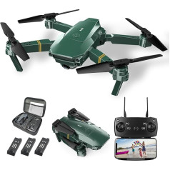 Drone with Camera 1080P Drone Beginner RC Quadcopter Drone for Kids, Mini Drone, Altitude Hold, One Key Take Off/Landing, 3D Flip. Gifts for Girls/Boys (Green)