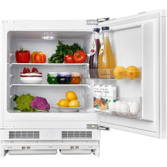 magictec Built-in Fridge without Freezer, 59 cm Width, 110 L, Low Frost, Fridge with Interchangeable Door Hinges, Temperature Control, LED Lighting
