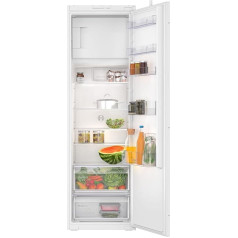 Bosch KIL82NSE0 Series 2 Built-in Fridge with Freezer, 177.5 x 56 cm Recess 246 L Cooling & 34 L Freezer, Made in Germany, MultiBox, Safety Glass Shelves, Very Quiet, Fast Cooling