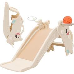 Slide Indoor/Outdoor Children's Slide from 1 2 Years Small Slide Baby Slide, Baby Slide for Toddlers, Plastic Slide Children's Slide