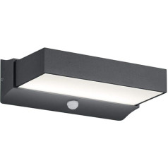 Trio Leuchten Cuando 226669242 LED outdoor wall light, aluminum, 11 Watt, anthracite, motion detector