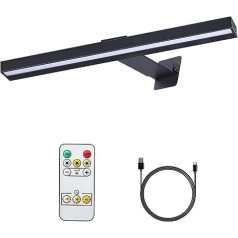 VIGMOJ Wireless Picture Light with Remote Control, Picture Lighting Rechargeable with 3 Lighting Modes, LED Magnetic Dart Lamp with Timer, Battery Picture Light for Painting, Photo, Portrait