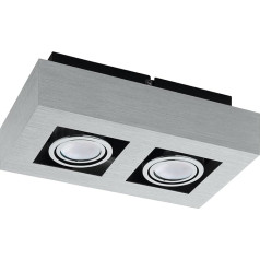 Loke 2 Light Semi-Flush Ceiling Light