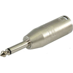 Ssq ha17 - adapteris no xlr 3 pin uz 6,3 mm jack kontaktdakšu