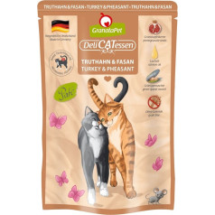 Fox4Pets Granatapet delicatessen tītara un fazāna barība kaķiem 85g