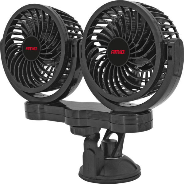 Auto ventilators ar piesūcekni 12v -03010