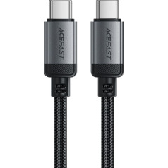 Acefast USB-C kabelis - USB-C 480Mb/s 3A 1,2 m - melns