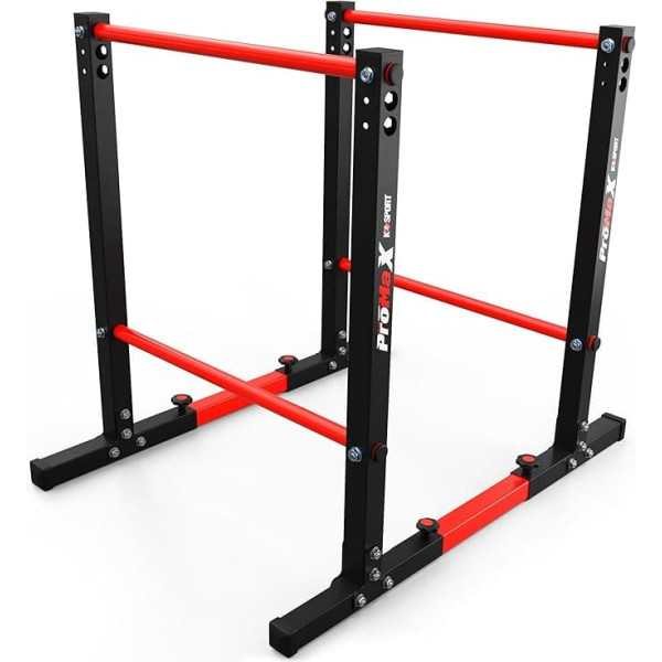 K-Sport: Stationary Bar for Ingot Support, Dip Bar for Muscle Training, Calisthenics Bars for Training with Your Own Body Weight, Professional Fitness Equipment for Home
