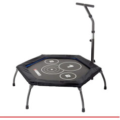 Hammer fitness trampoline Cross Jump, 98 cm jumping surface, powerful up to 130 kg user weight