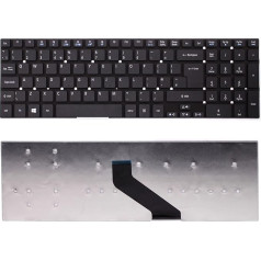 Laptop Keyboard Replacement for ACER E5-571, E5-571G, E1-572, E1-532, E15, E5-511,E5-511G, ES1-531, ES1-731, ES1-711, E5-511P, E5-521, E5-521 G UK layout, English Keyboard Backlit Without Frame