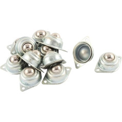 CHULKJFX 12 Stück 5 mm Befestigungsloch Flansch Roller Ball Transfer Unit