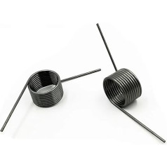 Torsionsfeder 5 STÜCKE Drahtdurchmesser 1,2 mm 65Mn Stahl Spiralförmige V-förmige Torsionsfeder Klemmwinkel 60/90/120/180 Benutzerdefinierte Metallfedern(10.8mm(9 laps),7.5mm,1.2mm(120 degrees))