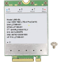 4G LTE Module L860-GL Cat 16 SPS L27188-001 Network Card for Elitebook X360 830 840 850 Plug and Play