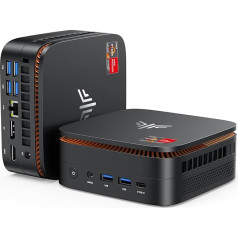 NiPoGi Hyper H1 Mini PC Α-MD Ryzen 7 6800H (Max 4.7GHz, 8C/16T) W-11 PRO 16GB DDR5 4800MHz/512GB M.2 NVMe SSD, Desktop PC for Office DP2.0+HDMI 2.0+Type-C 4K Triple Display/WiFi 6/BT 5.2/VESA