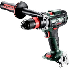 metabo Cordless Drill BS 18 LTX-3 BL Q I - 18 V, 4000 rpm, 130 Nm - Brushless Motor, 3-Speed Gearbox, Pulse Function, QuickPlus Quick Change, LED Light, Aluminium Housing - Without Battery/Charger