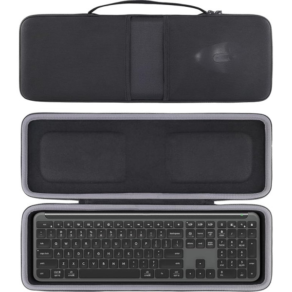 co2CREA Case Hard Travel Protective Case Compatible with Logitech Signature Slim K950 Wireless Keyboard Mouse Set, Case Only