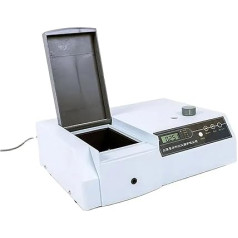 Visible Spectrometer Wavelength 340-1000nm Spectrophotometer Tester Desktop Digital Display Photometer Model 721, Tester, Easy to Use