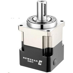 Nema23 Motor Planetengetriebe Stirnradgetriebe Untersetzungsgetriebe 200W/400W/600W 60 Flansch Servomotor Drehzahlminderer 1St(Ratio 10 to 1,11 Input For Servo)