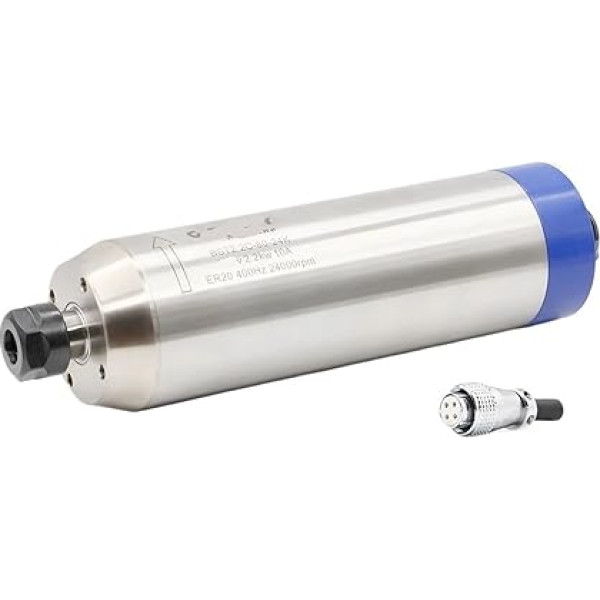 2,2 kW ER20 D=80 wassergekühlte Spindel 110 V 220 V 380 V 4 Keramikkugellager(380v Quick -C,Steel bearings)