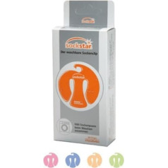 Sock-clips SOCKSTAR Frosted Colours – Family Pack = 20 pieces in 4 light colours
