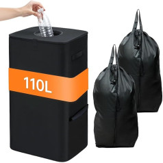 daqoupzi Deposit bottles collection container, 110 L, bottle collector empty, folding deposit bottle container, empty collection container, deposit bottle organiser, deposit collector, deposit