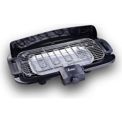 ARDES - Electric Grill Smokeless 2000 W Portable Electric Balcony Grill for Indoor and Outdoor Use Black Colour Model AR1B02