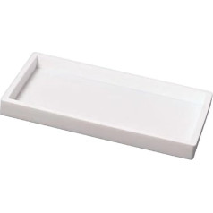 20x10x1.8cm White Silicone Organizer Tray Marble Pattern Decorative Storage Compartment for Hotel/Home/Cosmetics