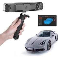 Revopoint RANGE 2 3D Scanner Handheld 0.1 mm Precision Portable 3D Scanner, Built-in RGB Colour Camera, Supports Body and Face Scanning, Reverse Engineering, Windows/Android/iOS/macOS