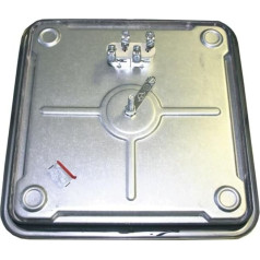 LUTH Premium Profi Parts Square Hot Plate 220 x 220 mm 2600 W 400 V with Protector Commercial