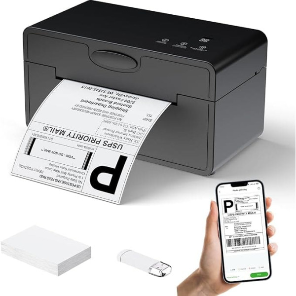 PeriPage Desktop Thermal Printer Black