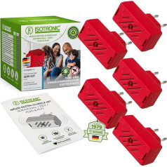 ISOTRONIC Mouse Repeller Rodent Repeller with Ultrasound | Repel Against Mice and Rats | Electronic Animal Repeller without Mouse Trap and Rat Poison (5)