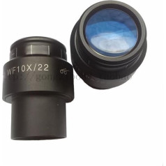 2 Stück mit Gummi-Augenschutz WF10X/22 mm Stereo-Mikroskop-Okulare, hoher Austrittspunkt, Weitwinkelobjektiv, Dioptrien verstellbar