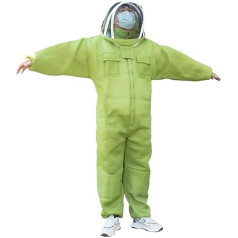 Imker 3D Atmungsaktive Tuch Schutz Langarm Overall Handschuhe Anzug Extra Bienenzucht Bee Farm Werkzeu Liefert ,Imkereibedarf(XL)
