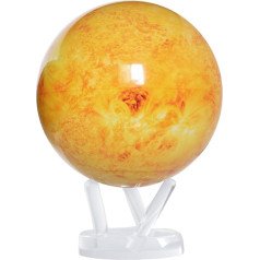 MOVA Globe Space Series Sun 6 Inch with Base, Solar Powered Rotating Globe, Unique Gift and Home or Desk Decoration for Men, Women, Children