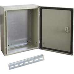 RS PRO Steel Wall Housing Grey IP66, H x W x D 800 mm x 600 mm x 210 mm