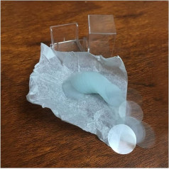 Microscope Accessory Kit 100 Pieces/Box Diameter 4 5 6 8 10 12 13 14 15 16 ~ 35 mm Glass Microscope Cover Slides for Round Empty Slides Microscopic Slides