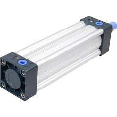 SU32/40/50/63 mm Bohrung Innenstange Doppeltwirkender Luftzylinderkolben Hub 25-1000 mm SU Pneumatische Zylinder 1 Stück(Stroke 100mm,SU63 (Bore 63mm))